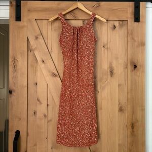 PRANA Skypath Dress Rust Orange Size Small Hiking Outdoors Camping Travel